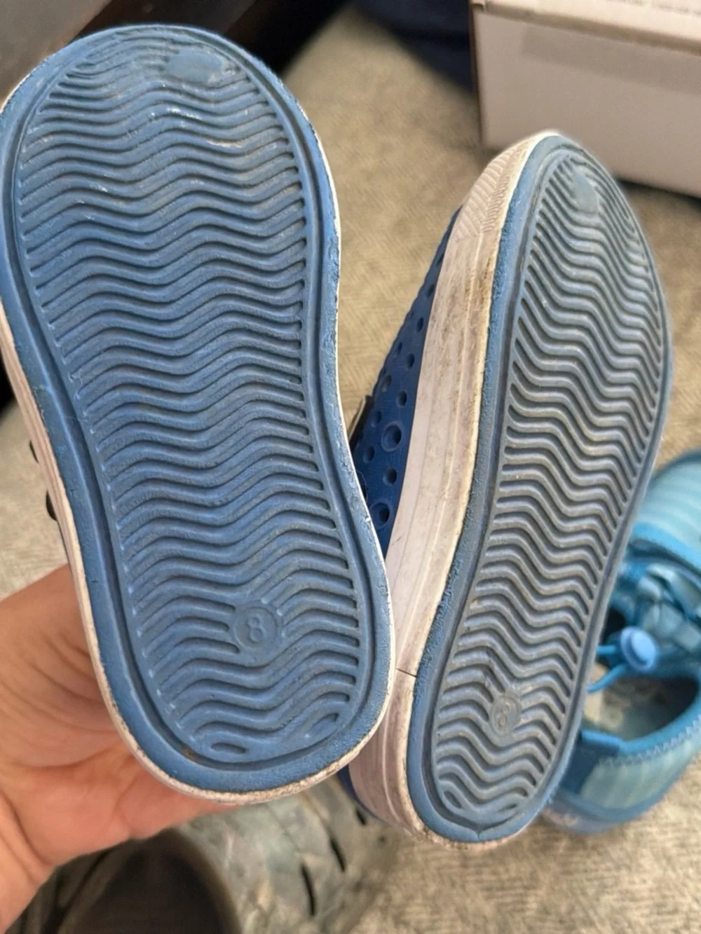 Source Unknown Kids Camo Slip-On Sandals in Green